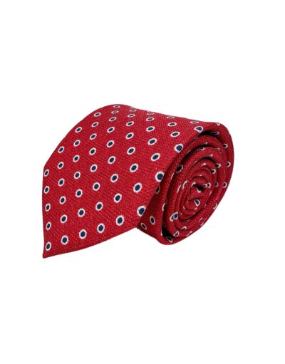venta online corbata exclusiva garza tejida ceremonia roja dibujo topo marino blanco