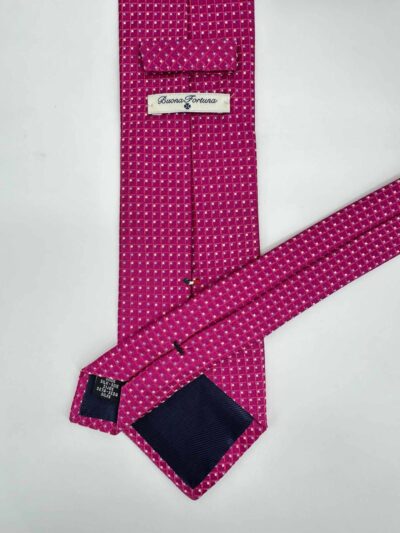 venta online corbata exclusiva jacquard tejida ceremonia bugambilla dibujos cuadritos blancos celestes detalle