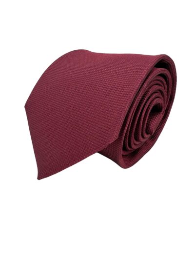 venta online corbata exclusiva jacquard tejida ceremonia lisa granate shopjpg