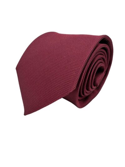 venta online corbata exclusiva jacquard tejida ceremonia lisa granate shopjpg