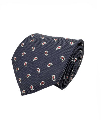 venta online corbata exclusiva jacquard tejida ceremonia marino minidiamantina dibujos amebas rojas blanco shop
