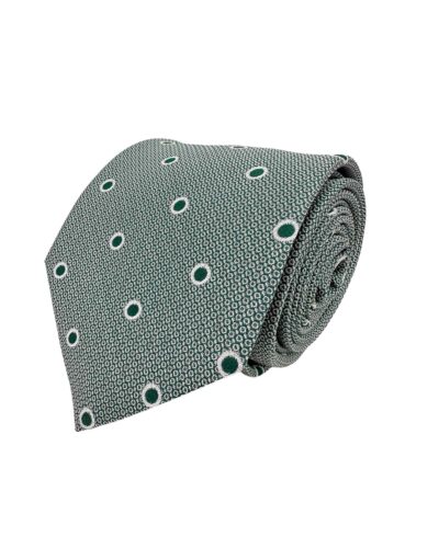 venta online corbata exclusiva jacquard tejida ceremonia ovalos verdes shop