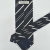 venta online corbata exclusiva jacquard tejida ceremonia rayas marino blanco shop