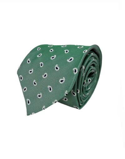 venta online corbata exclusiva jacquard tejida ceremonia verde dibujos amebas marino shop