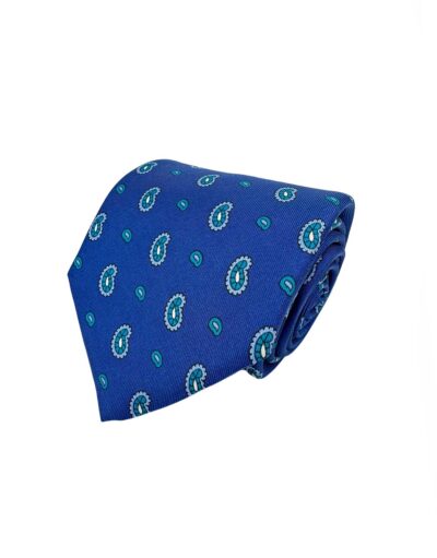 venta online corbata exclusiva twill estampada ceremonia azul dibujos amebas azul shop