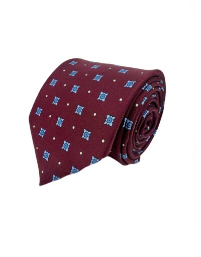 venta online corbata exclusiva twill estampada ceremonia burdeos dibujos corbateros azul celeste shop