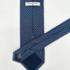 venta online corbata exclusiva twill estampada ceremonia marino dibujos circulos blanco detalle