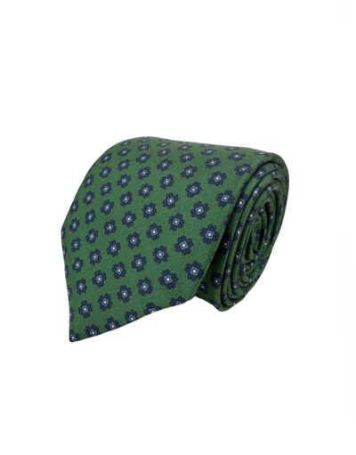 venta online corbata exclusiva twill estampada ceremonia verde dibujo marino shop