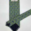 venta online corbata exclusiva twill estampada ceremonia verde dibujos circulos azul blanco shop