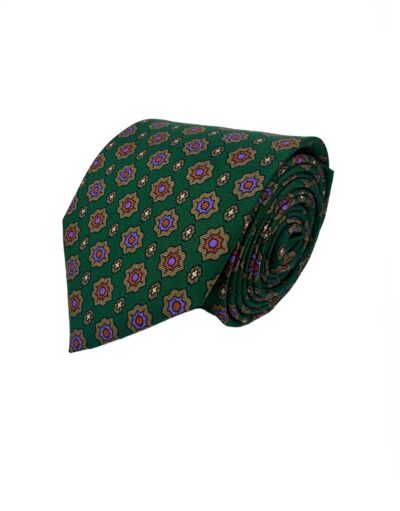 venta online corbata exclusiva twill estampada ceremonia verde dibujos corbateros malva tostado shop