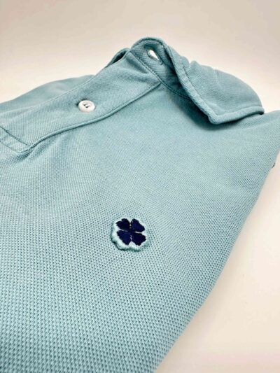 ventaonline polo exclusivo hombre sport verano azul agua marina cuello camisero tintado detalle