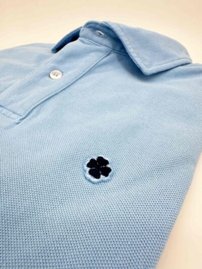 venta online polo exclusivo hombre sport verano azul celeste cuello camisero tintado shop