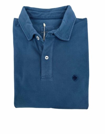 venta online polo exclusivo hombre sport verano azul indigo cuello camisero tintado shop