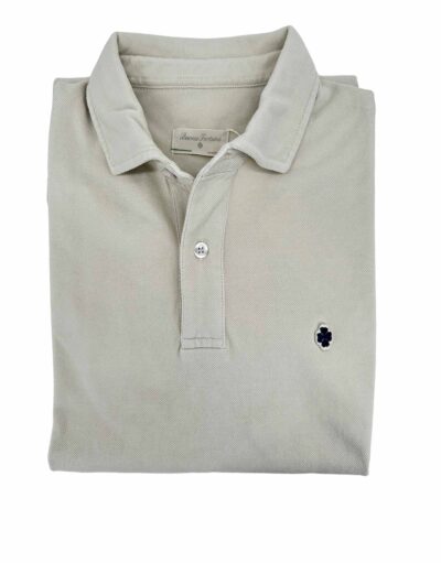 venta online polo exclusivo hombre sport verano beig cuello camisero tintado shop
