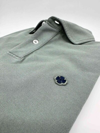 venta online polo exclusivo hombre sport verano verde kaki suave cuello camisero tintado detalle