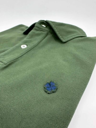 venta online polo exclusivo hombre sport verano verde oscuro cuello camisero tintado detalle