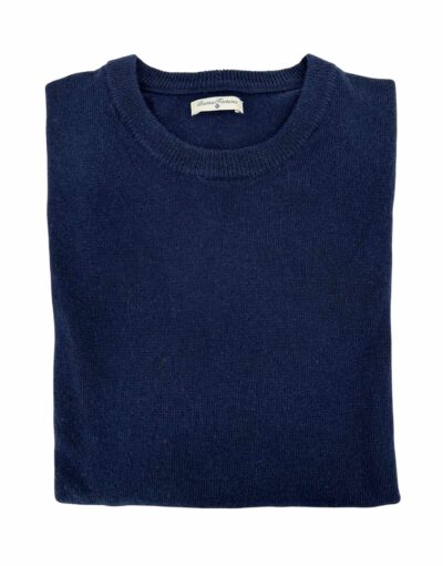 venta online jersey cuello caja redondo azul marino lambswool hombre exclusiva lana invierno shop