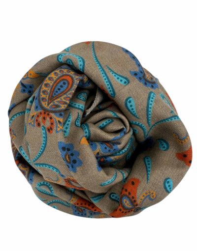 venta online pashmina exclusiva lana extrafina estampada invierno beig dibujos cashmere tejas turquesas shop