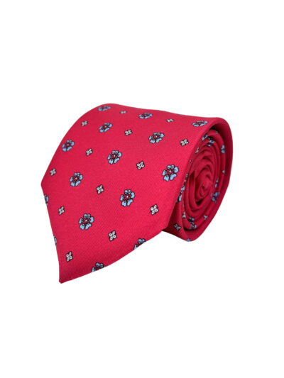 Corbata flores celestes