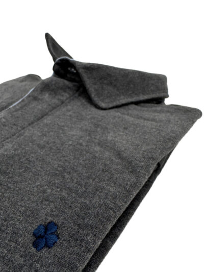 Polo Manga Larga Gris Hunt